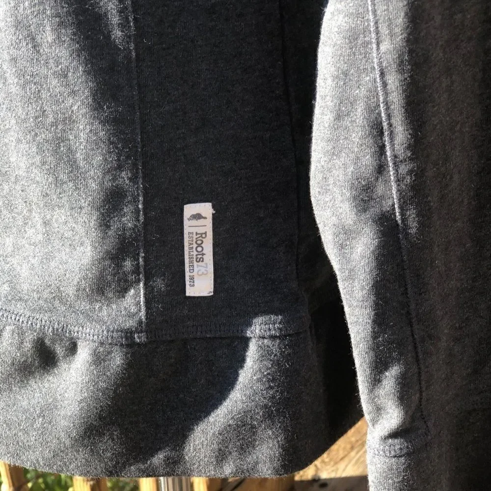 Roots Trent River Knit Fennel Neck Gray Jacket